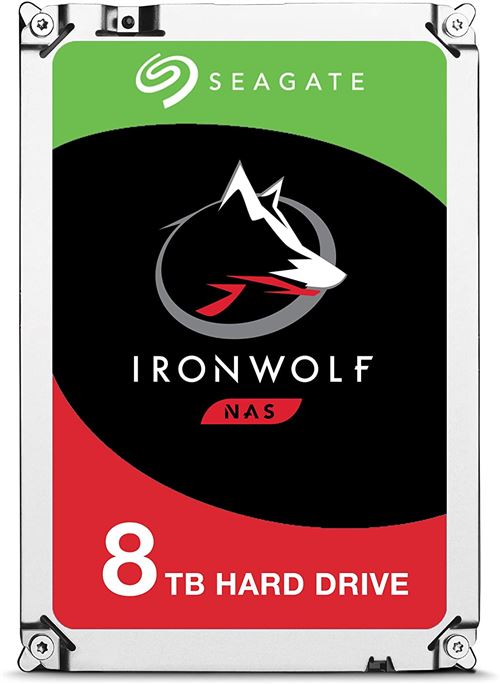 Interne Festplatte Seagate IronWolf ST8000VNA04, 8 TB, Silber